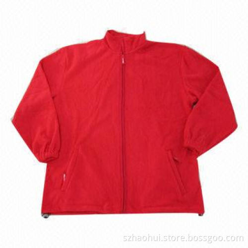 Men's fleece jacket with zip